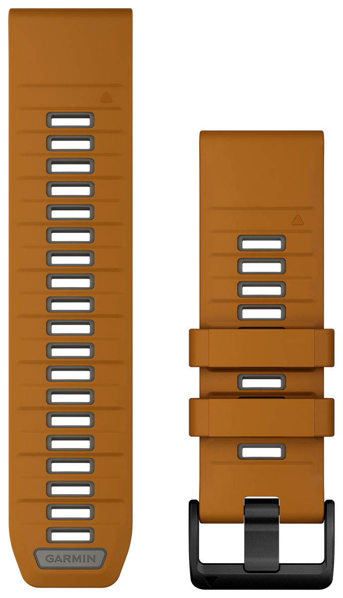 Garmin Quickfit 26 mm silikonarmband brun 010-13393-03