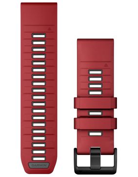 Garmin Quickfit 26 mm silikonarmband marsala röd 010-13393-06