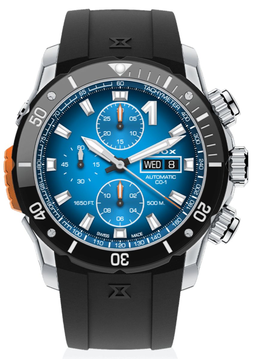 Edox CO-1 Chronograph Automatic 01128 3NOCA BUIDN