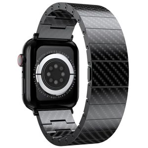 Tiera Apple Watch kolfiberarmband svart main product photo
