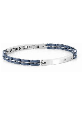 Nomination Strong Steel with Blue PVD armband 028302 004