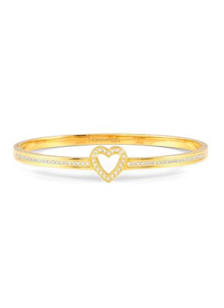 Nomination Pretty bangles symbols small size guldfärgat bangle armband med hjärta 029501/006