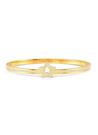 Nomination Pretty bangles symbols small size guldfärgat stjärna bangle-armband 029501/009