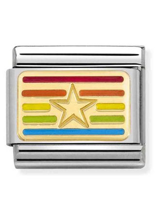Nomination Classic Rainbow Star flag 030263-23