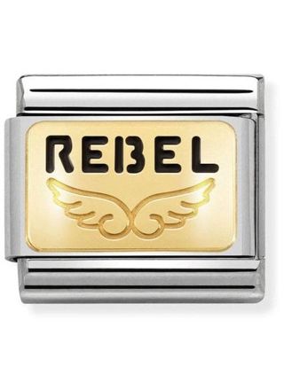 Nomination Gold Rebel with a Cause Angel 030284-36