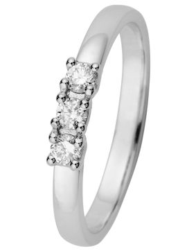 Kohinoor 033-216V-21 Diamantring vitguld Estelle