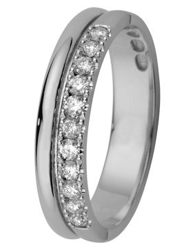 Kohinoor 033-216V-22 Diamantring vitguld Madeleine
