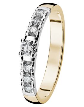 Kohinoor 033-226-28 Diamantring vitguld Estelle