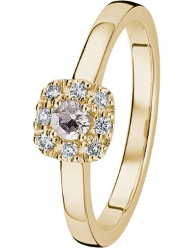 Kohinoor Valerie 033-263-08MO morganit diamantring i 14k guld