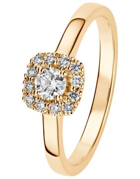 Kohinoor 033-263-30 diamantring guld Valerie
