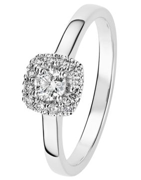 Kohinoor 033-263V-30 diamantring vitguld Valerie