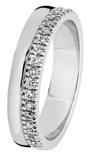 Kohinoor Valerie diamantring vitguld 033-264V-19