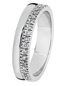 Kohinoor Valerie diamantring vitguld 033-264V-19