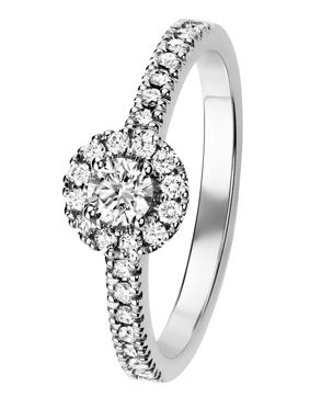 Kohinoor 033-264V-44 Diamantring vitguld Valerie