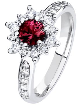 Kohinoor 033-268VR-38 Kuura Carmoséring diamantring