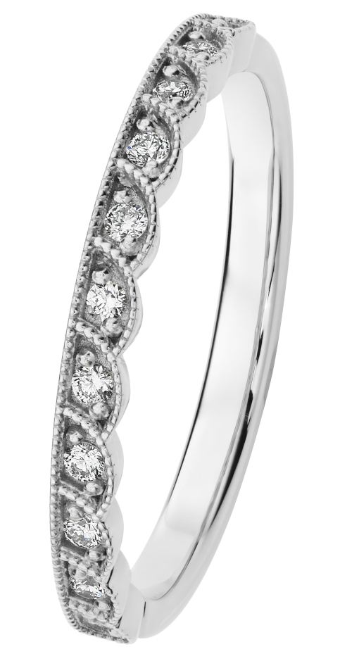 Kohinoor Clara diamantring vitguld 033-269V-11 