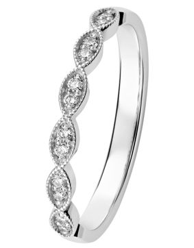 Kohinoor 033-269V-12 diamantring vitguld Clara