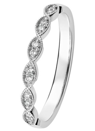 Kohinoor 033-269V-12 diamantring vitguld Clara
