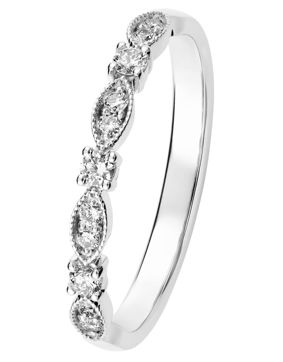 Kohinoor 033-269V-17 diamantring vitguld Clara