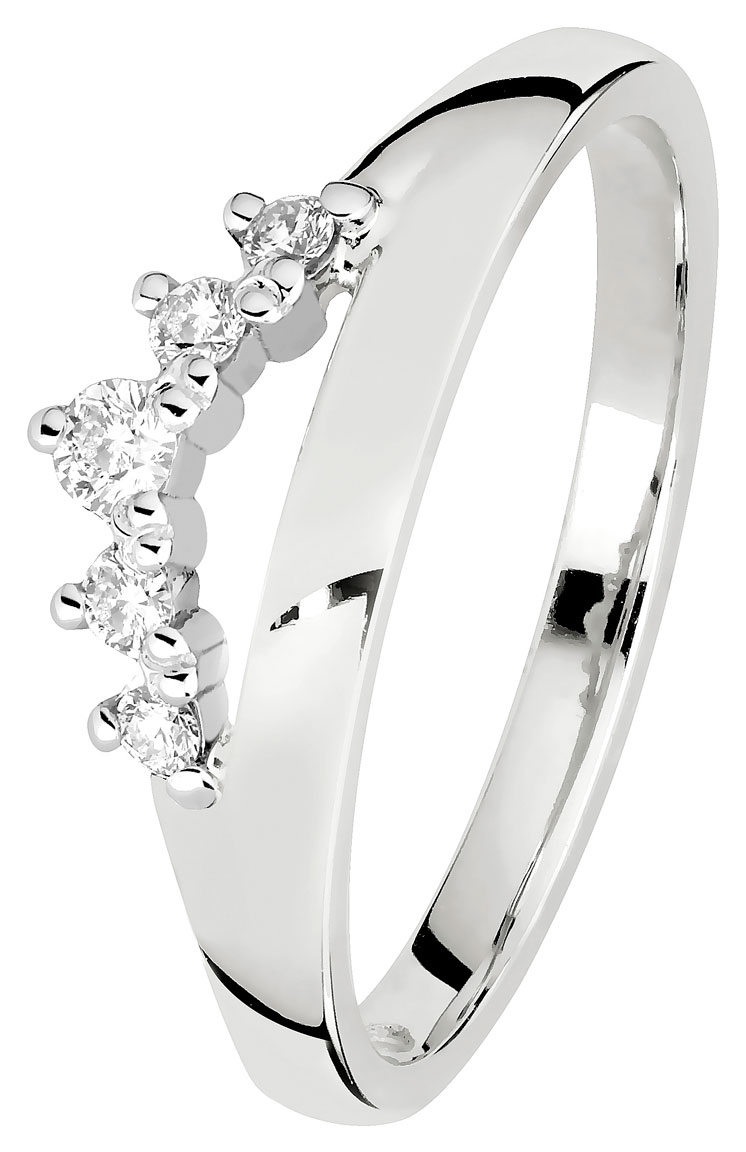 Kohinoor 033-405V-13 diamantring vitguld Tia