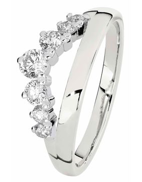 Kohinoor 033-405V-37 diamantring vitguld Tia
