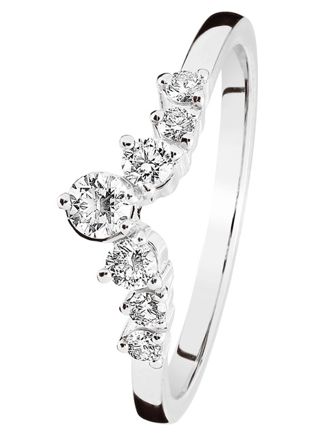 Kohinoor Tia diamantring vitguld 033-405V-27
