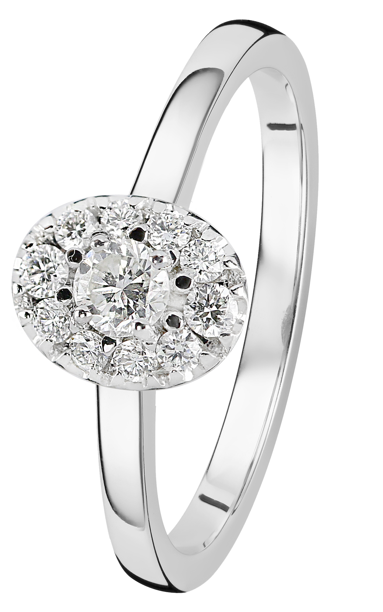 Kohinoor diamantring Olivia vitguld 033-410V-22-155