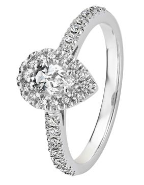 Kohinoor Garda diamant-topas ring 033-420V-28