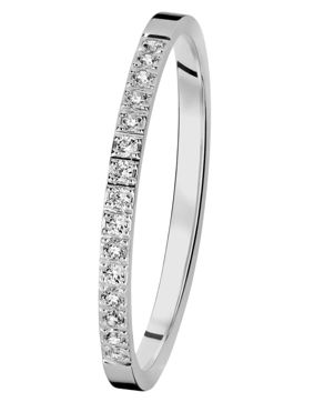 Kohinoor vitguld Nova 1.5 mm diamantring 033-612V-07