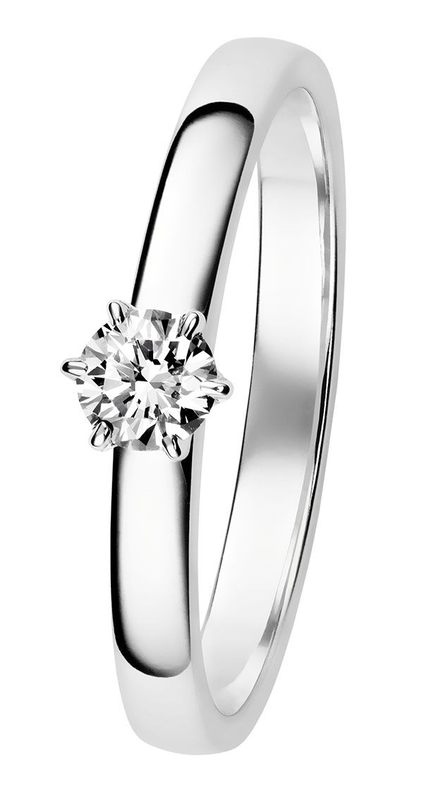 Kohinoor 034-248V-25 Diamantring vitguld Leonora