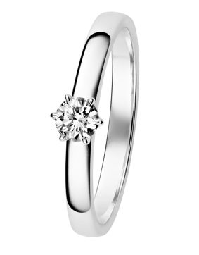Kohinoor 034-248V-25 Diamantring vitguld Leonora