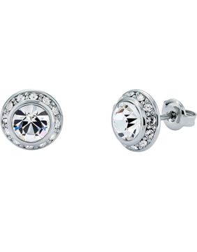 Ted Baker Soletia silverfärgade halo örhängen 06-TBJ3698-01-02