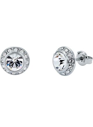 Ted Baker Soletia silverfärgade halo örhängen 06-TBJ3698-01-02
