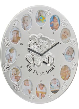 Väggklocka mitt första år 078837