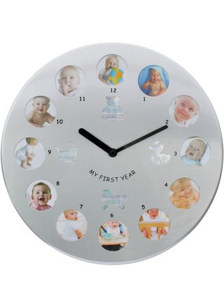 Väggklocka mitt första år 078838