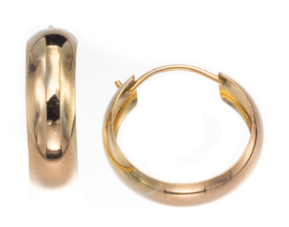 Silver Bar läkringar 6-18 guldpläterad 7261