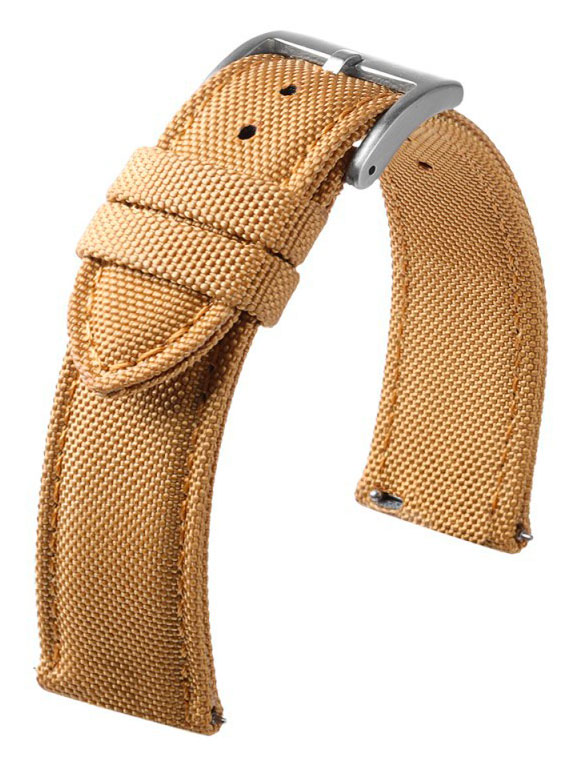 Tiera nylonarmband med sömmar gul