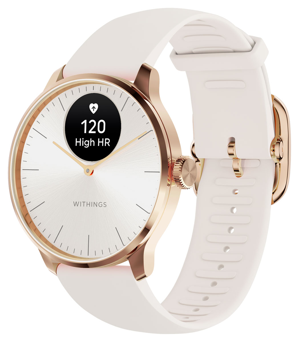 Withings ScanWatch Light - Rose Gold White
