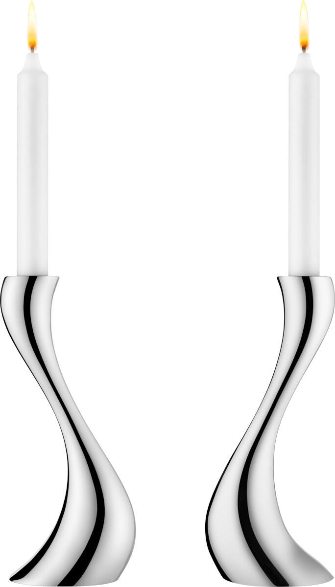 Georg Jensen Cobra Medium ljusstakar 2-pack 10009507