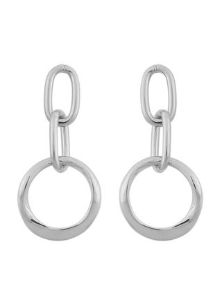 SNÖ Of Sweden Blanche round pendant örhängen plain s 1057-6000256