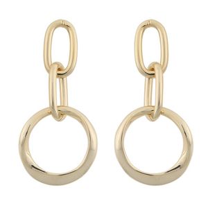 SNÖ Of Sweden Blanche round pendant örhängen plain g 1057-6000257 main product photo