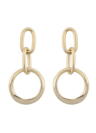 SNÖ Of Sweden Blanche round pendant örhängen plain g 1057-6000257