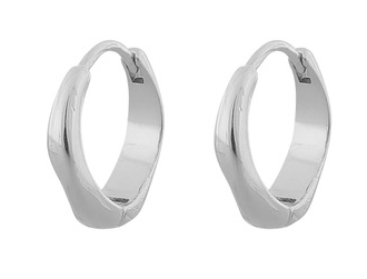 SNÖ Of Sweden Blanche oval örhängen plain s 1057-6800256