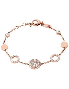 Fossil armband Pearl Disk Station JF01739791