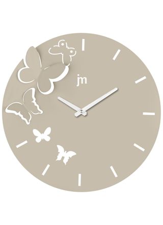 Justaminute väggklocka metall 14982T