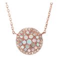 Fossil halsband Pearl Disc Rose-Gold-Tone Pendant JF01740791