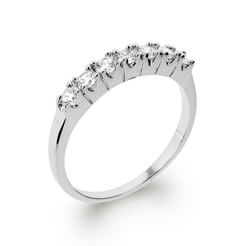 Lykka silver halvalliansring 3 mm