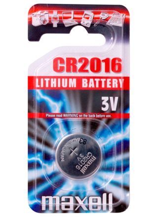 Maxell knappbatteri CR2016 3V
