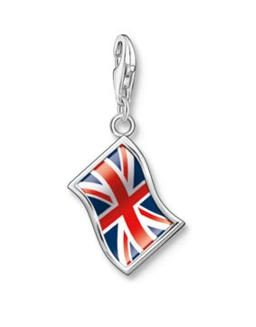 Thomas Sabo Charm Club Charmista London Charm UK Flag berlock 1166-603-10