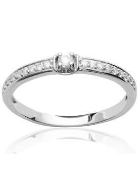 Lykka Casuals sidostensring i silver 3 mm